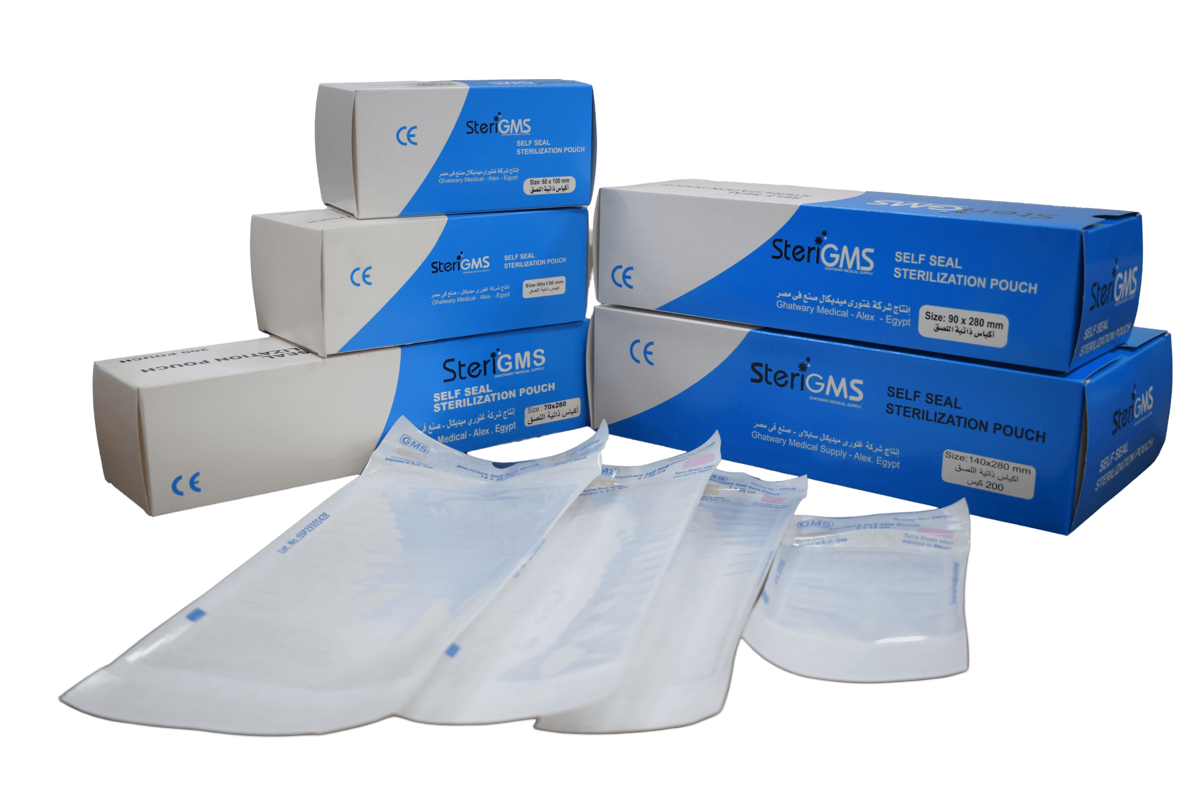 Self-Seal Sterilization Pouches